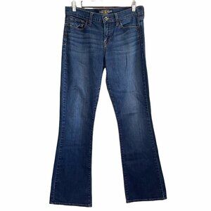 Lucky Brand Women's Sofia Boot Cut Dark Wash Mid Rise Blue Jeans size 6/28